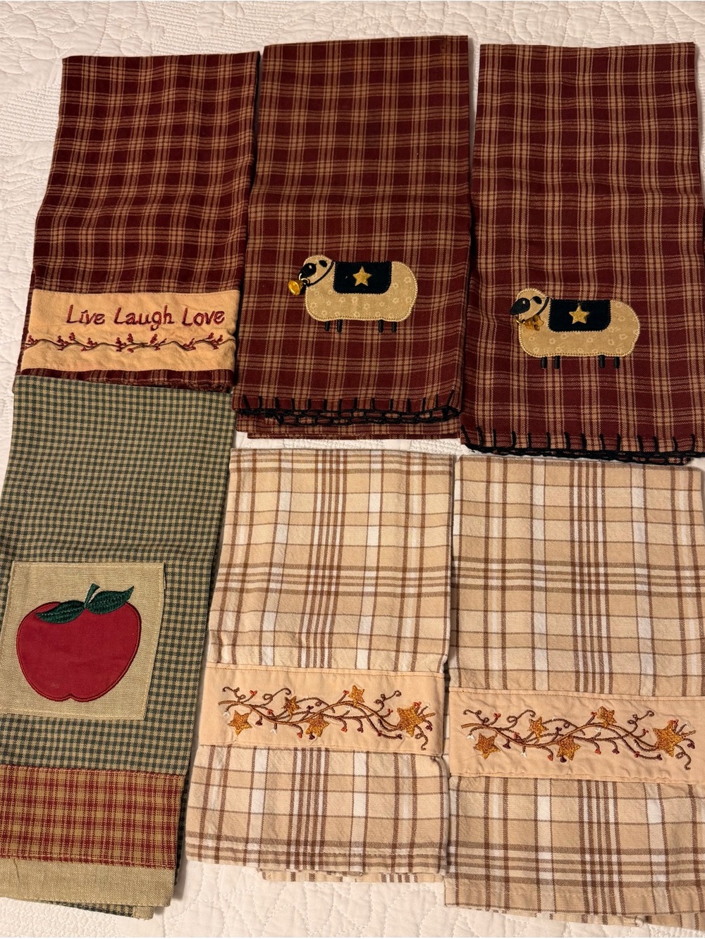 Primitive Dish towels.
